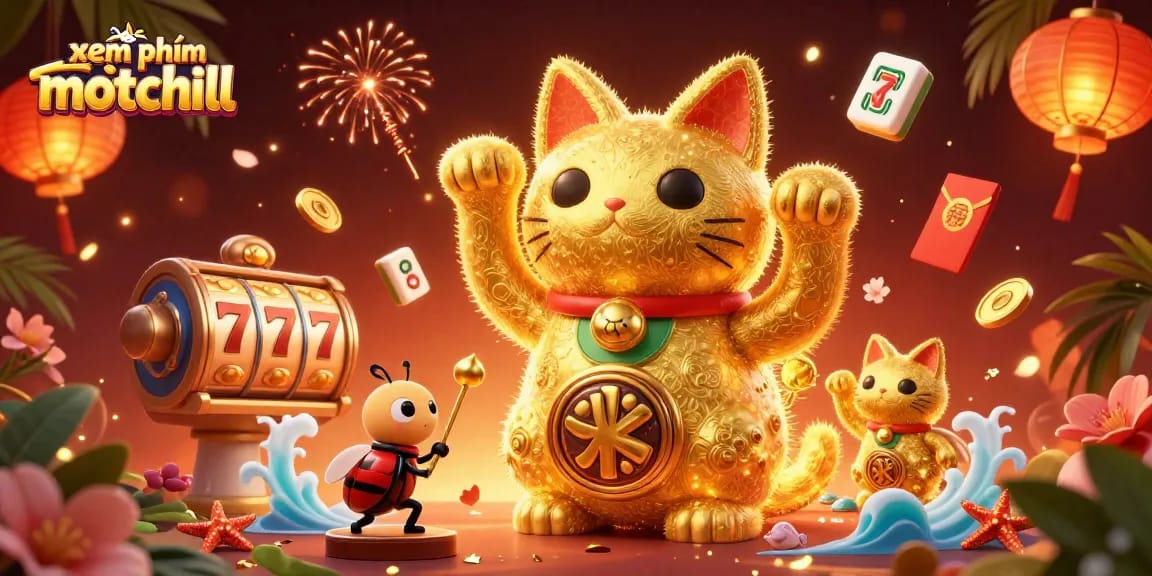 Engage with high-quality entertainment by xem phim motchill featuring a vibrant gambling-themed illustration.