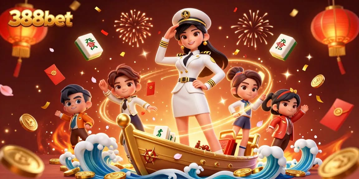 Experience the thrill of 388bet with dazzling visuals and winning opportunities in this vibrant scene.