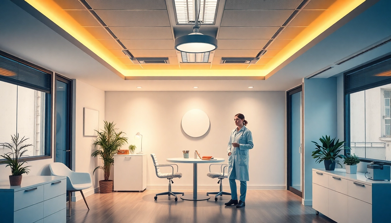 Team von Fachleuten, die einen Plan für pflegedienst gründen, in einem modernen Büro entwickeln.