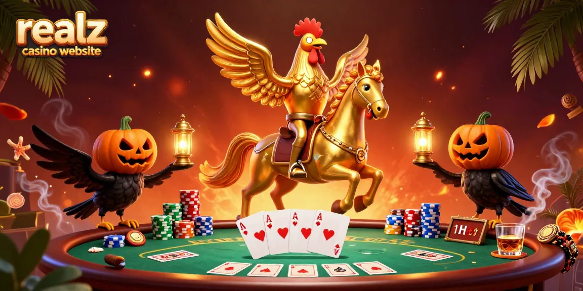 Erleben Sie spannende Casino-Aktionen auf der realz casino Website mit farbenfrohen Spieltischen und Charakteren.