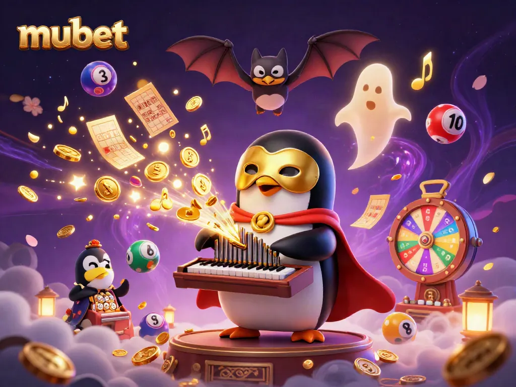 Experience thrilling wins at Mubet with exciting games and dynamic visuals in an enchanting casino scene.