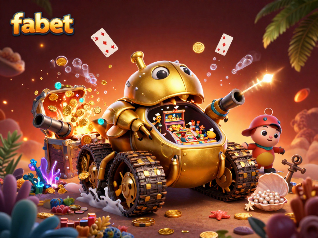 Win big at fabet's exciting digital casino with golden elements and dynamic gameplay.