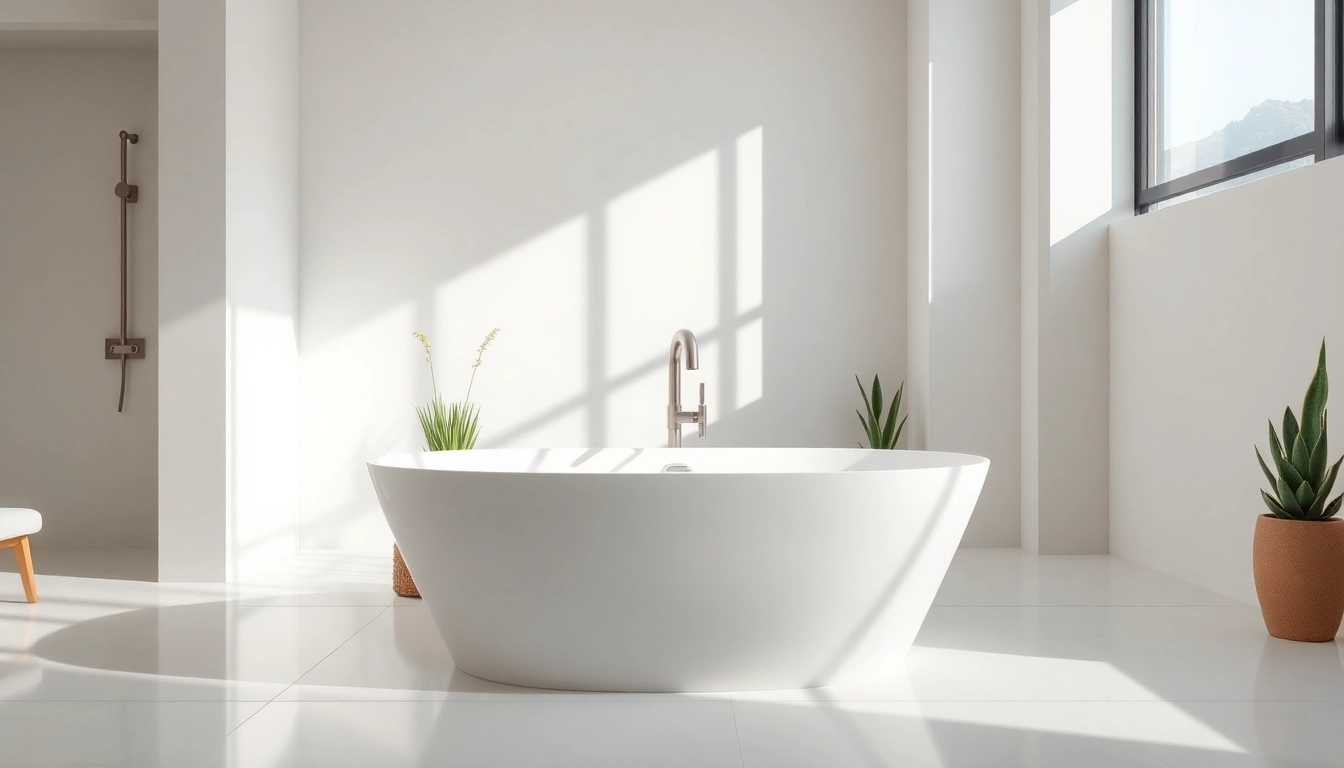 Explore breathtaking bathroom remodeling with natural light and minimalist design elements.