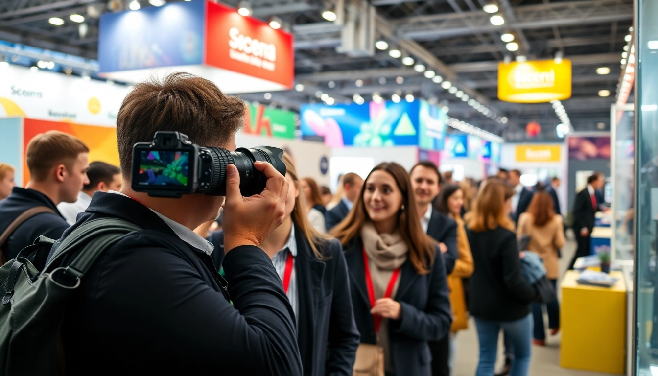 Messefotograf München hält lebendige Momente auf einer Messe in München fest.
