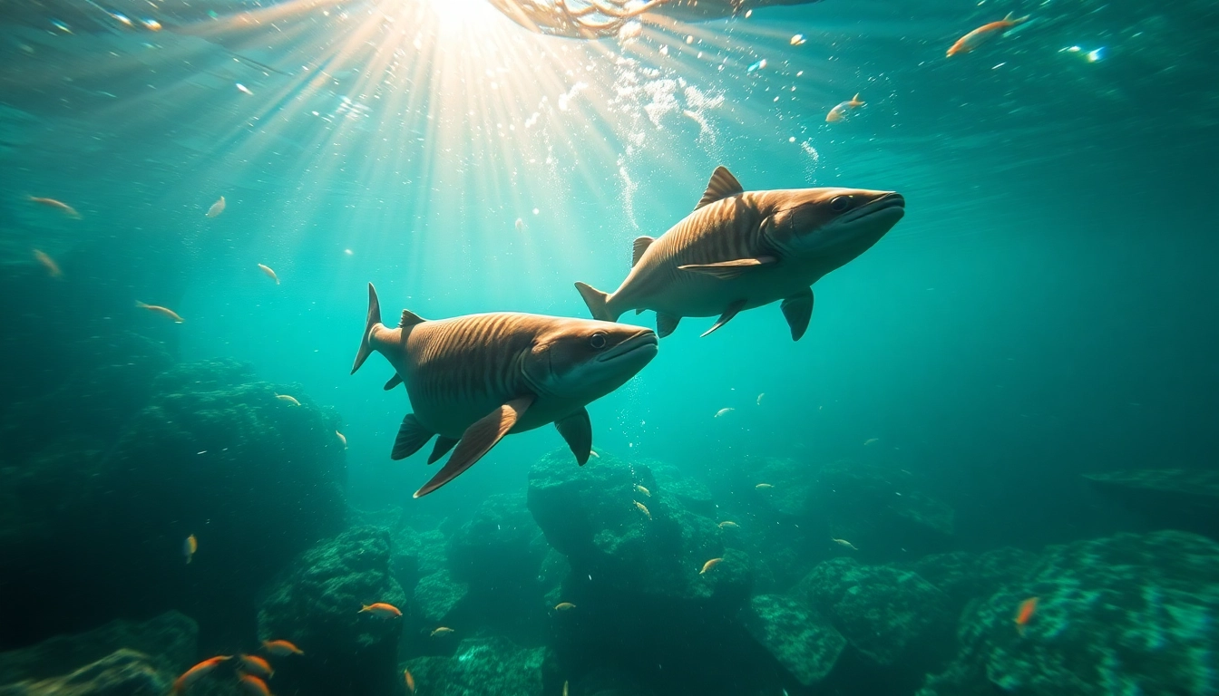 Tauchen lernen Mexiko: Zwei Taucher erkunden ein wunderschönes Korallenriff in kristallklarem Wasser.