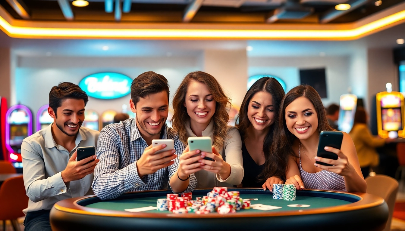 Erlebe die beste Online Casino App für Echtgeldspiele in Deutschland – glückliche Spieler genießen spannende Casino-Aktionen.