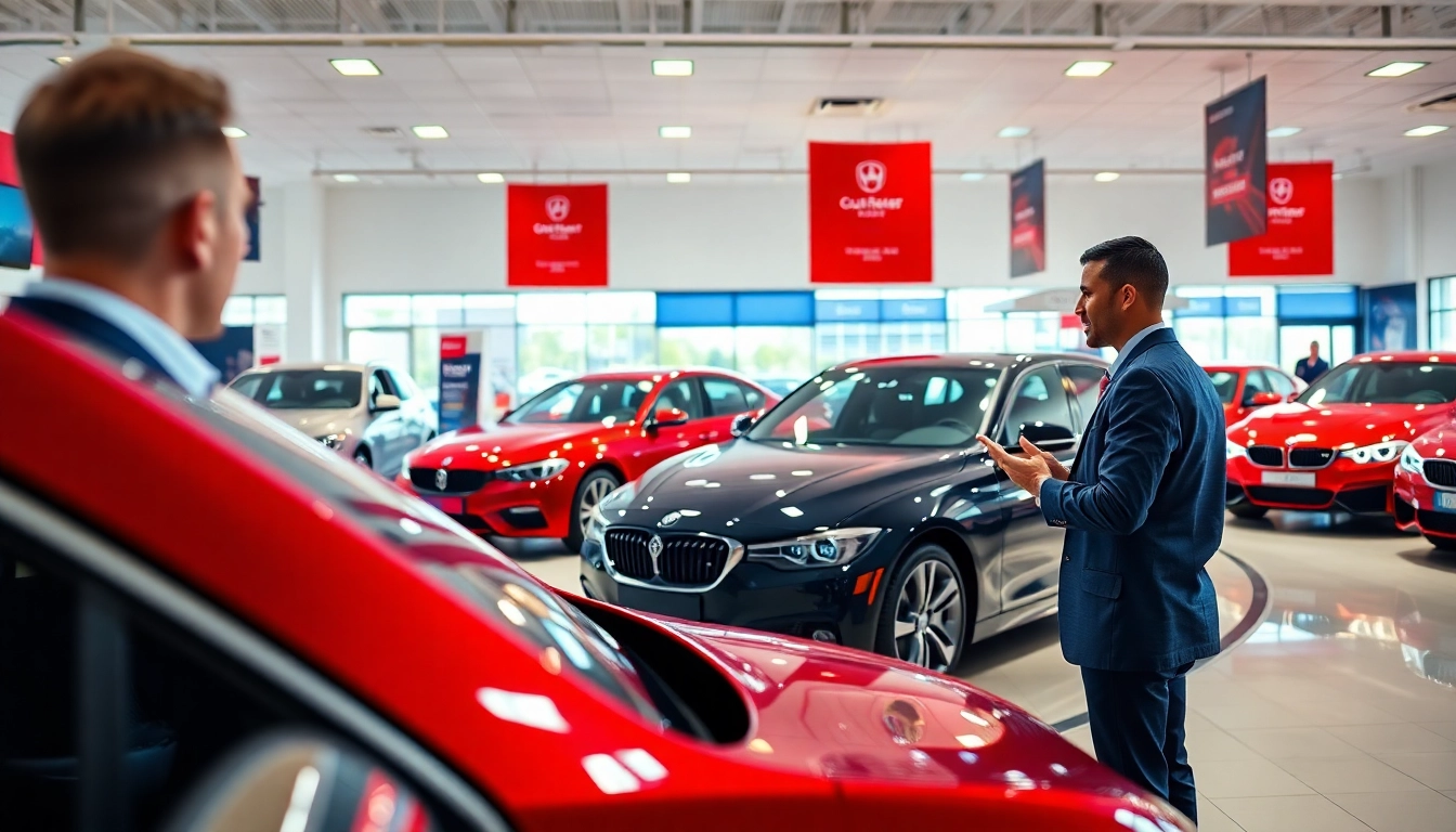Auto kaufen in einem modernen Autohaus mit freundlichem Personal und attraktiven Fahrzeugmodellen.