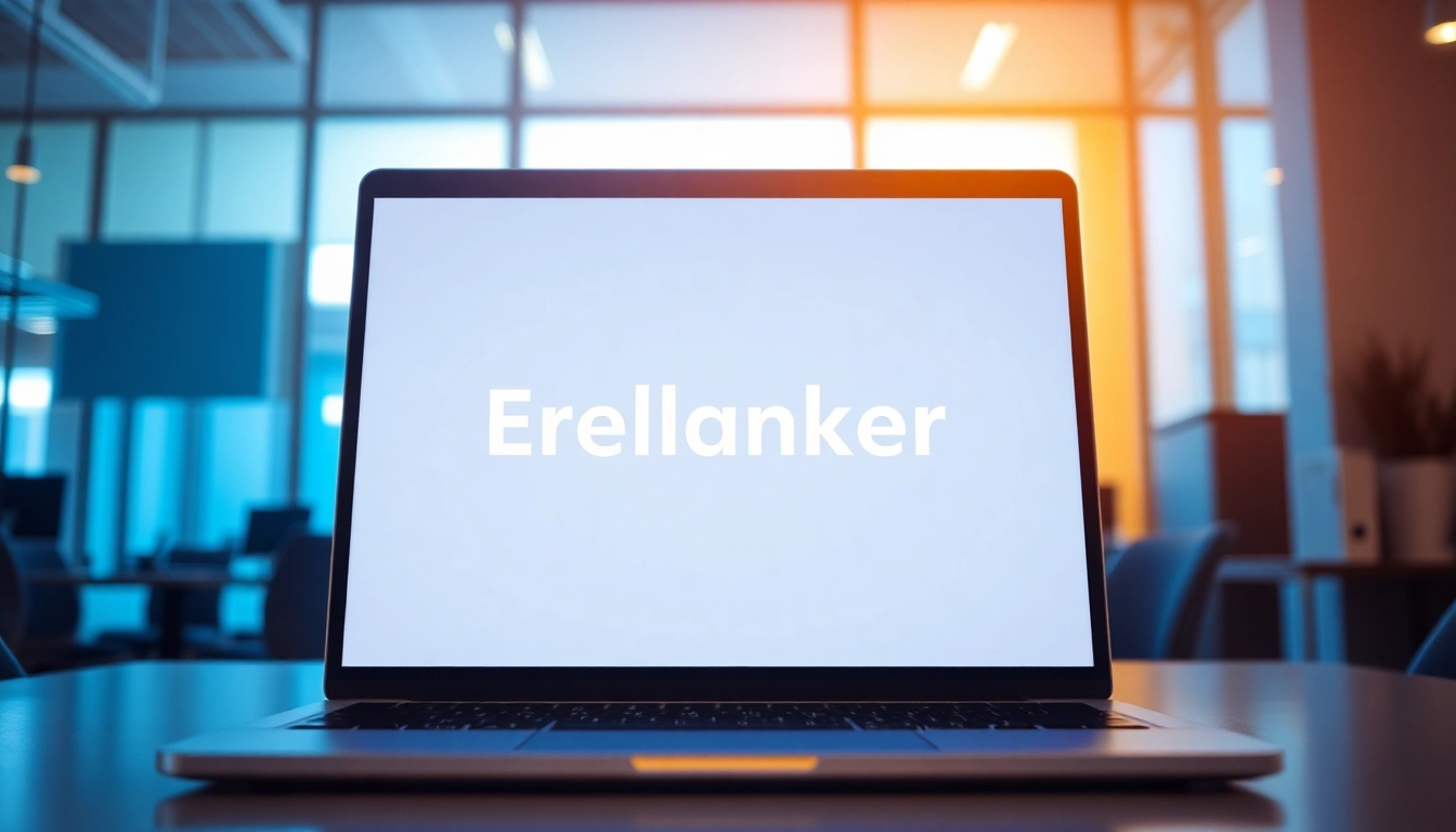 Erkläranimation präsentiert auf einem Laptop-Bildschirm auf einem hellen Schreibtisch, kreative Illustrationen und Grafiken zeigen den erklärenden Prozess.