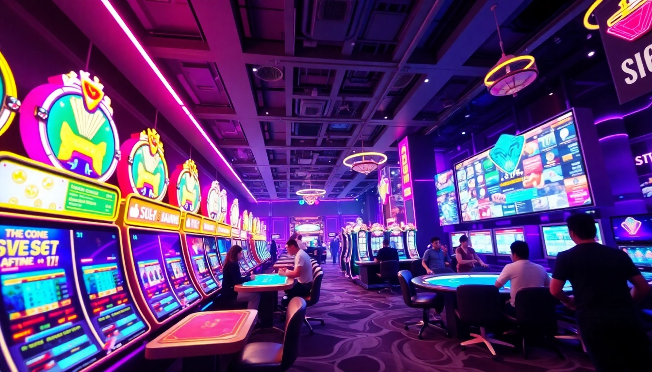 SV66 online gaming experience showcasing vibrant casino activities and interactive elements.
