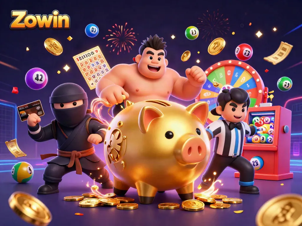Zowin offers exciting gameplay with vibrant rewards and engaging casino elements in a dynamic setting.
