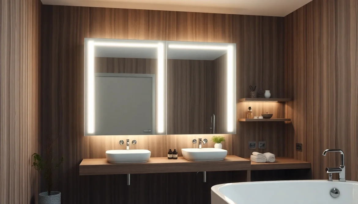 Der ultimative spiegelschrank mit led Beleuchtung für Ihr Badezimmer