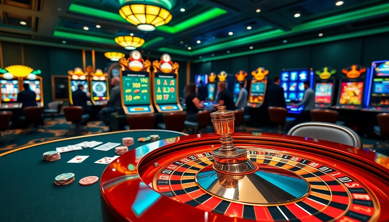 MMOO casino chips and roulette wheel create an exciting gambling atmosphere.