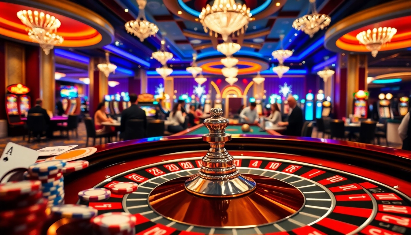 Erleben Sie Golisimo Germany im aufregenden Casino mit lebhaften Roulette-Tischen.